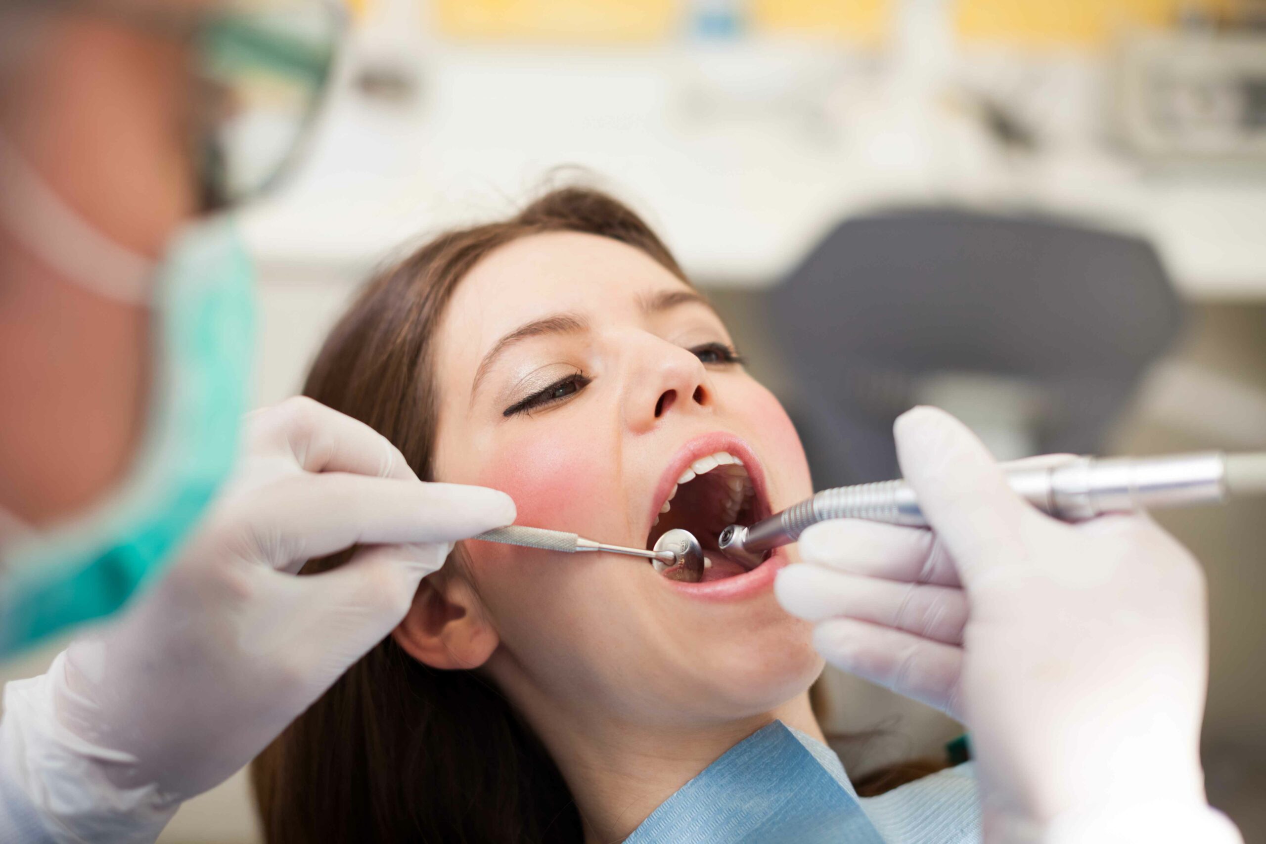 Female Patient Taking Dental Treatment | Solomon Family Dentistry in Summerville & Mount Pleasant, SC