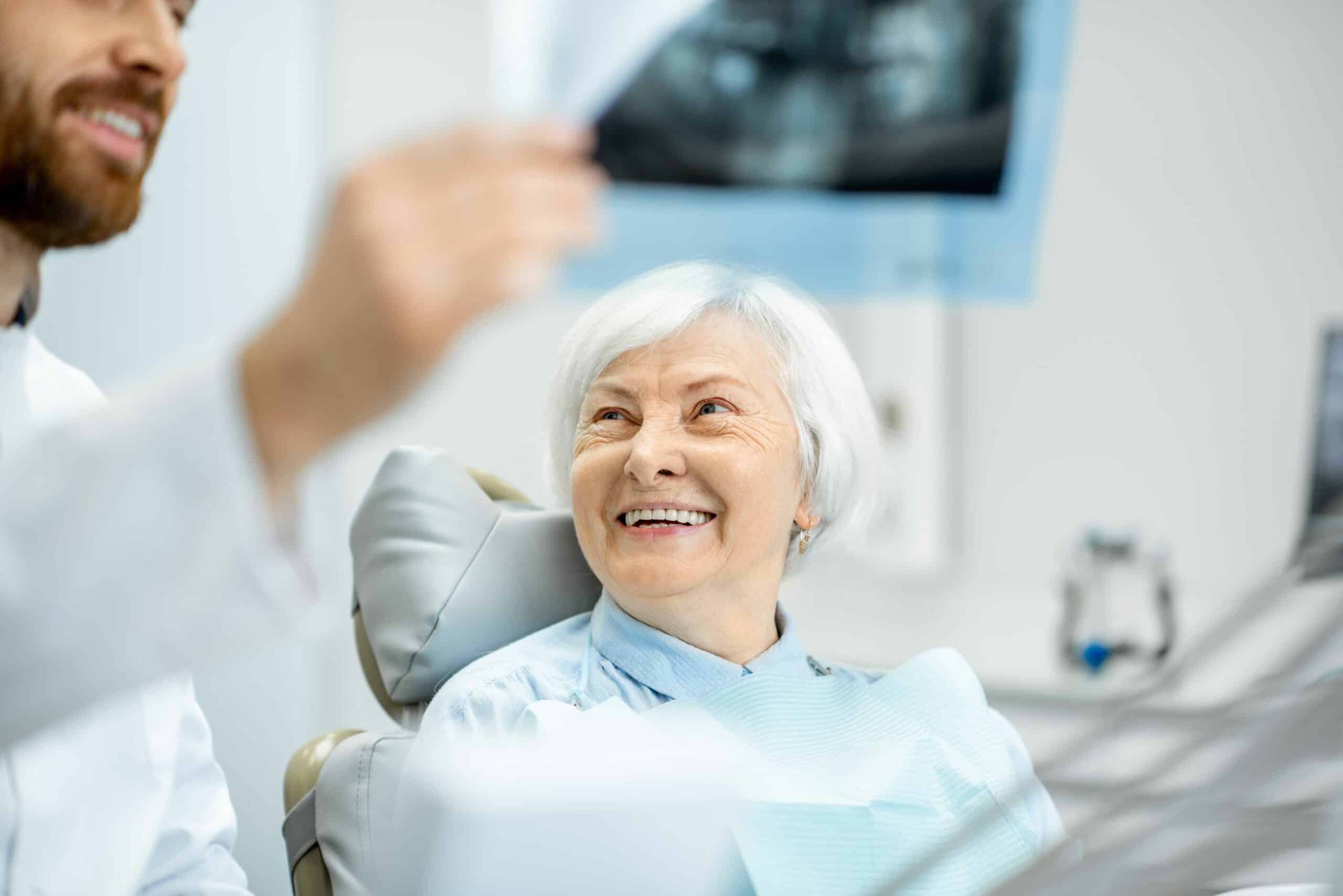 Elder Woman Enjoy Dental Treatment | Solomon Family Dentistry in Summerville & Mount Pleasant, SC
